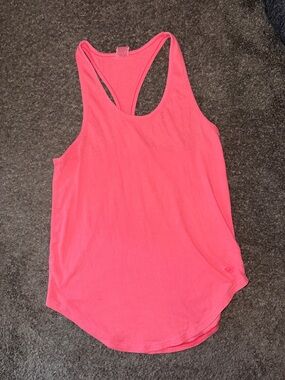 PINK Victoria's Secret Neon Pink Racerback Tank